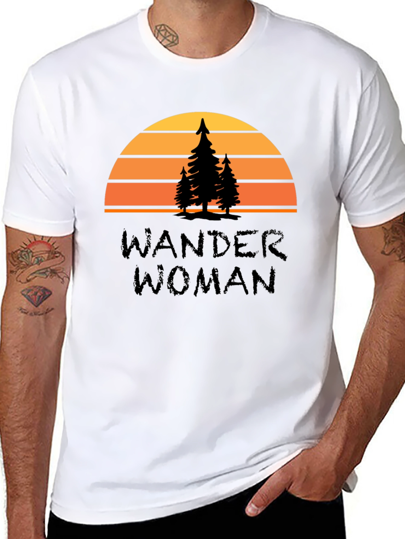 Wander Woman Graphic T-Shirt Nature Lover Tee