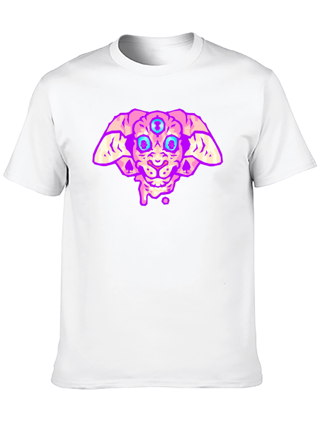 Three-Eyed Alien T-Shirt - Black