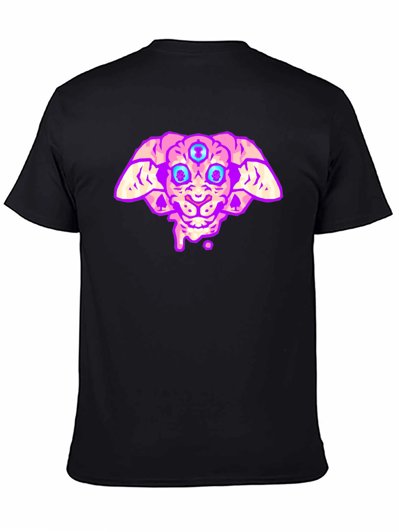 Three-Eyed Alien T-Shirt - Black