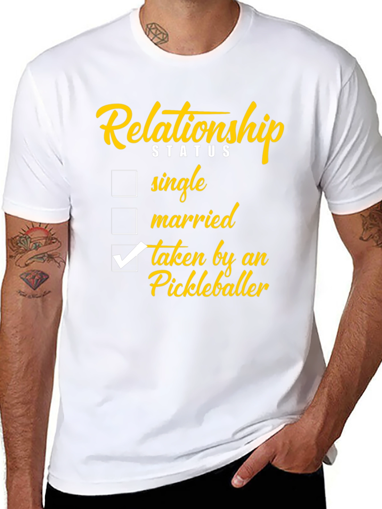 Relationship Status: Taken by a Pickleballer T-Shirt