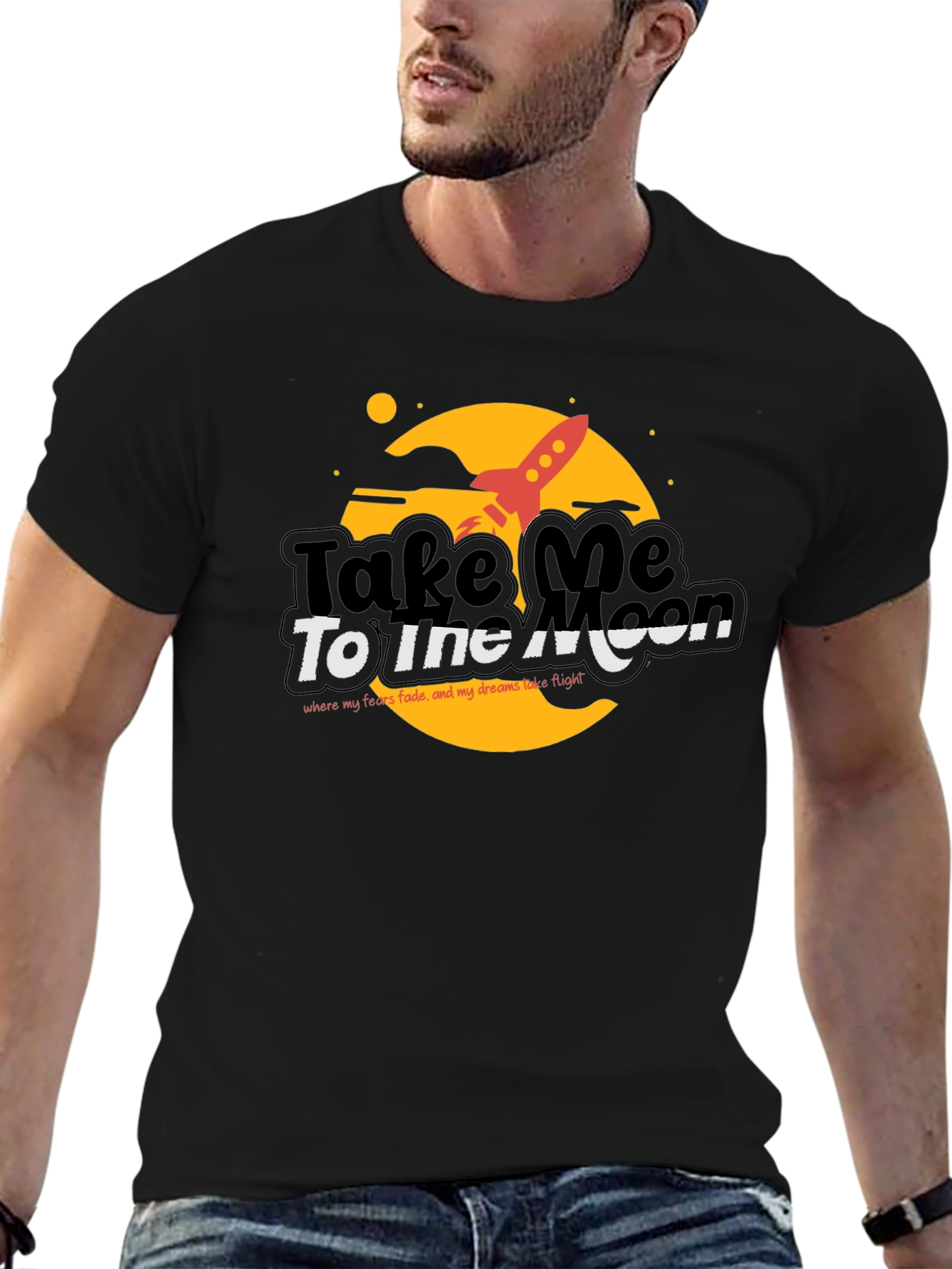 Take Me To The Moon Graphic T-Shirt