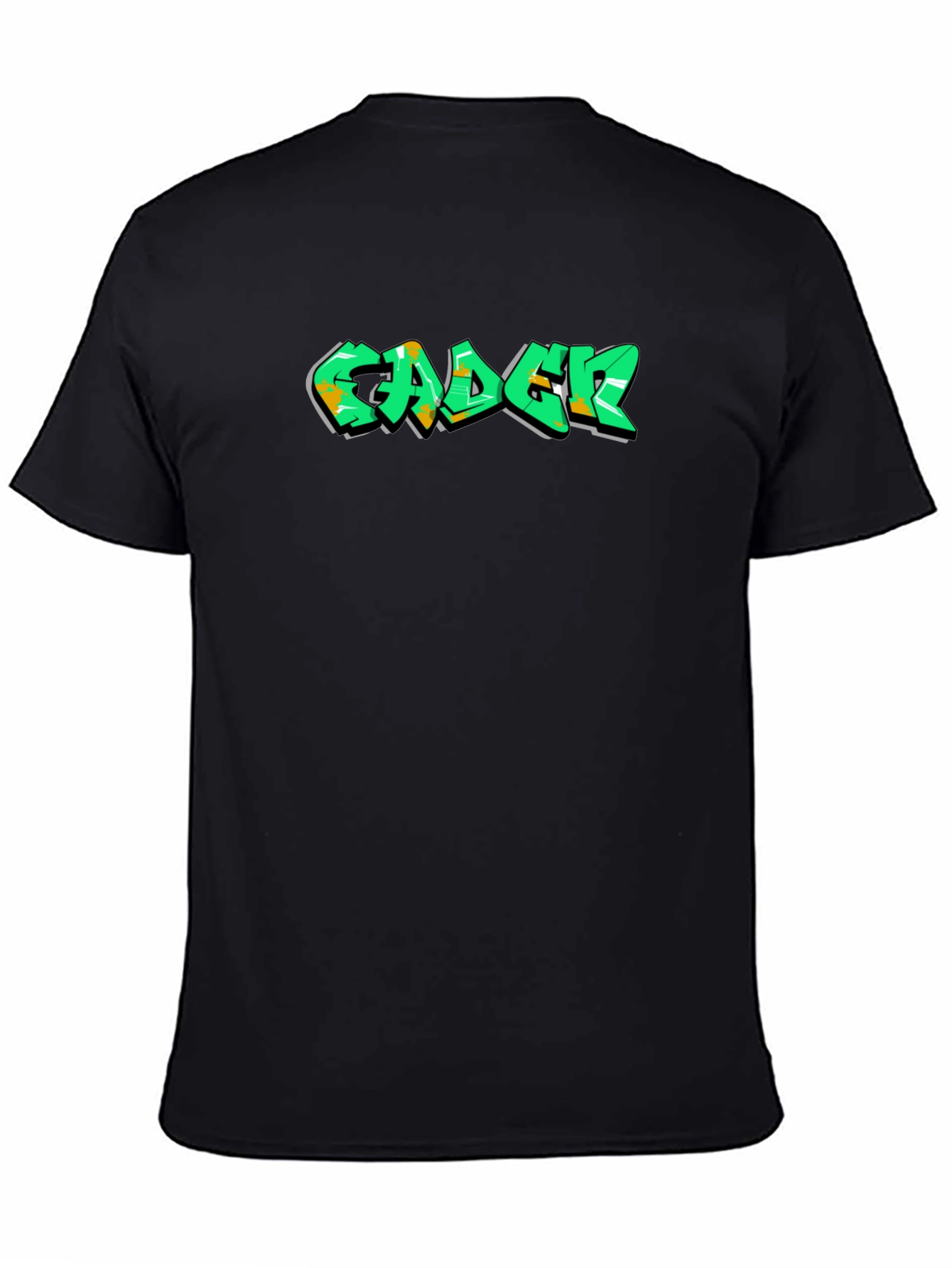 Graffiti Logo Black T-Shirt - Urban Style