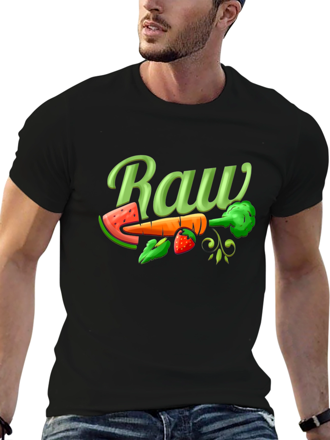 Raw Food Diet T-Shirt - Vegan Graphic Tee