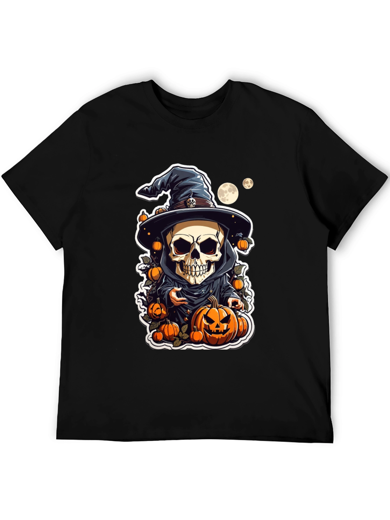 Halloween Skeleton Wizard T-Shirt