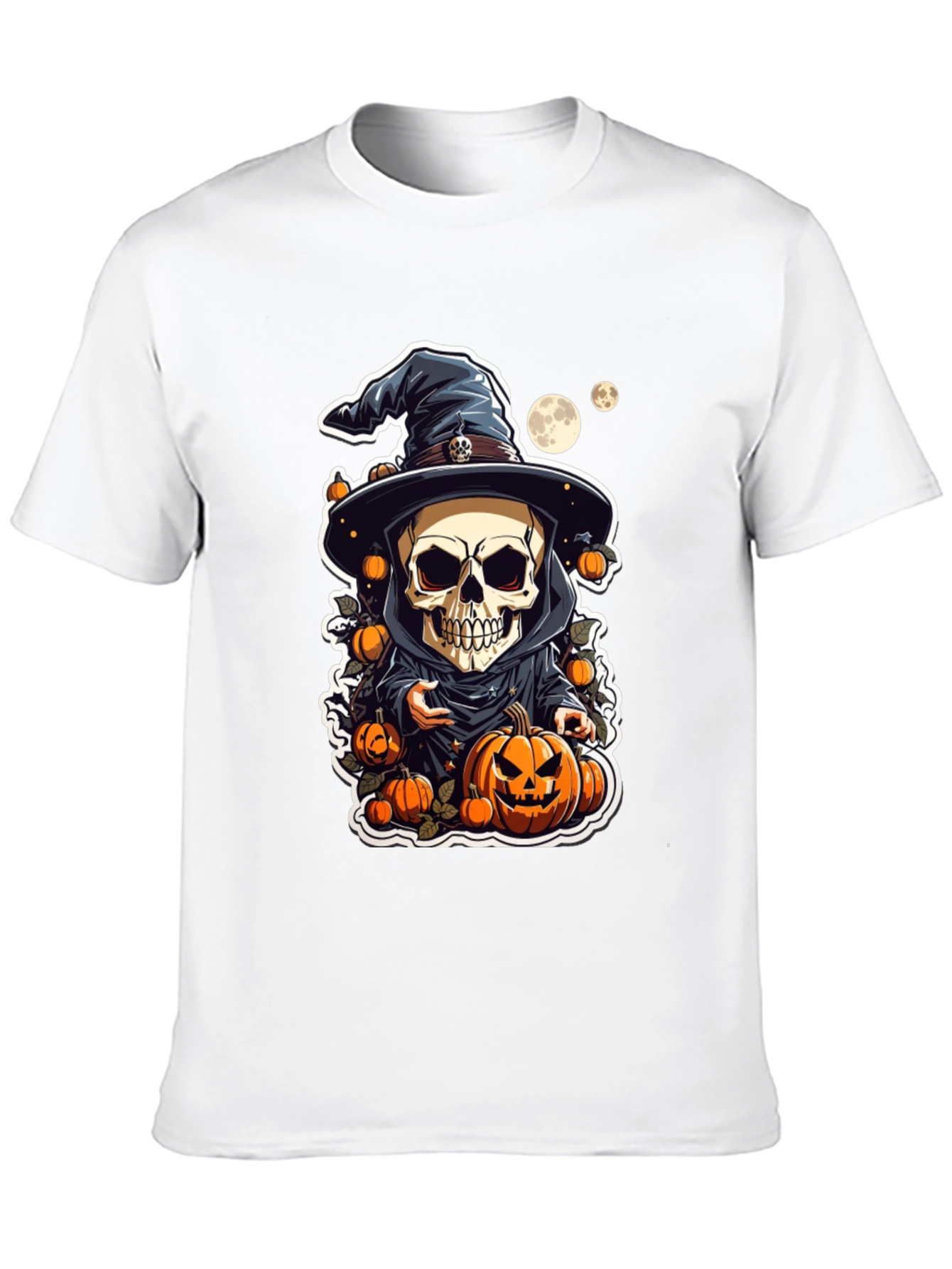 Halloween Skeleton Wizard T-Shirt