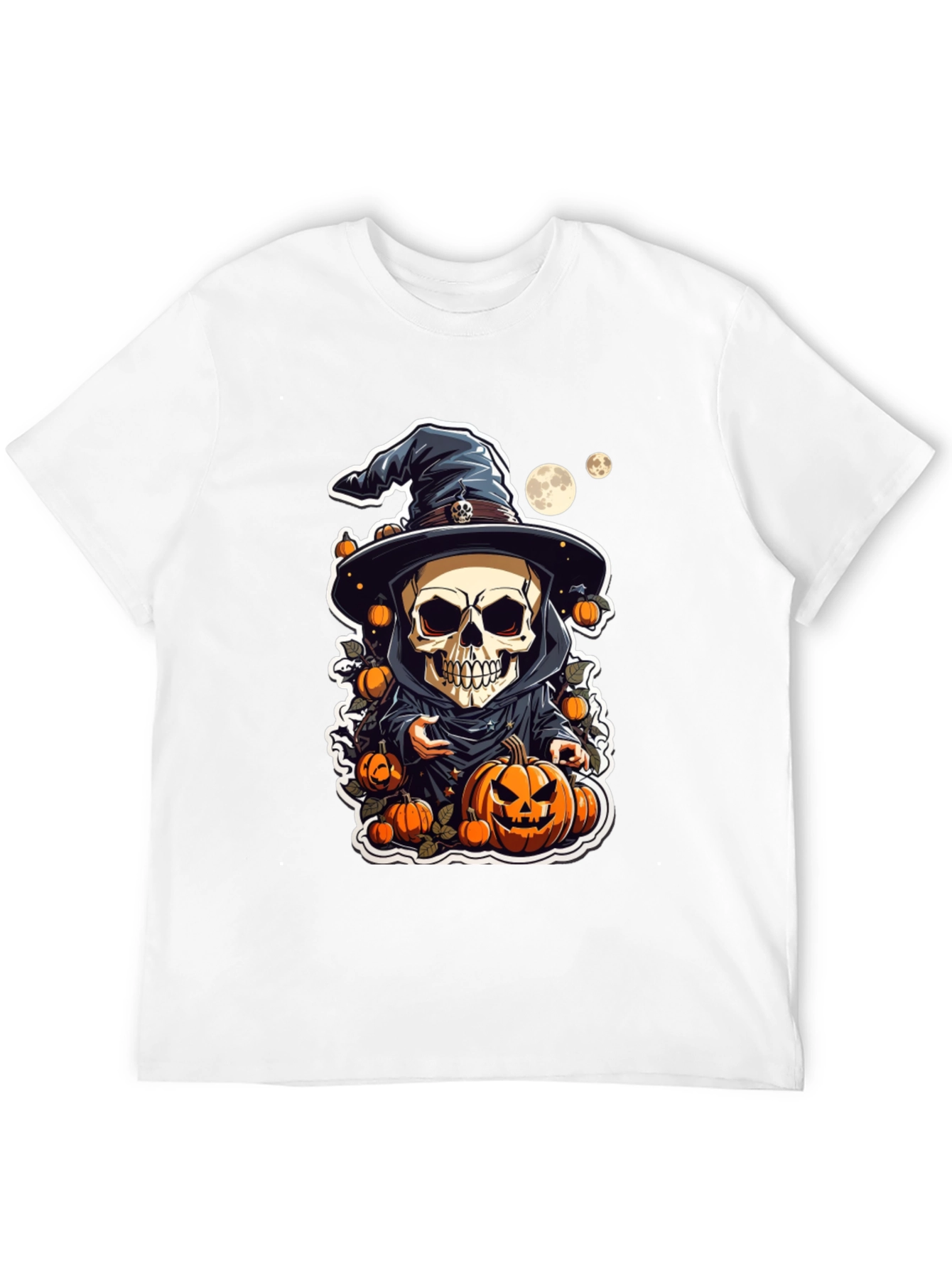 Halloween Skeleton Wizard T-Shirt