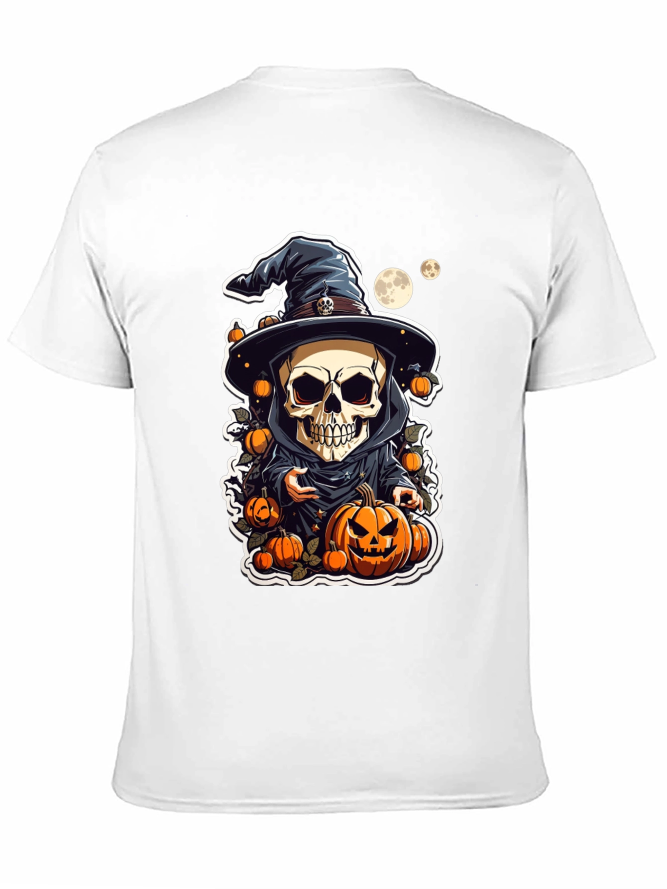 Halloween Skeleton Wizard T-Shirt