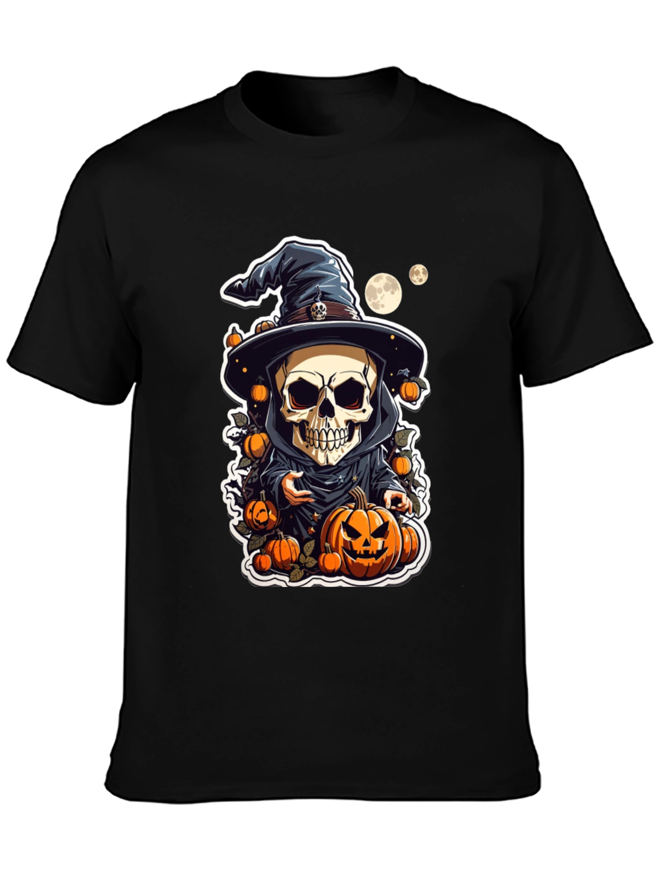 Halloween Skeleton Wizard T-Shirt