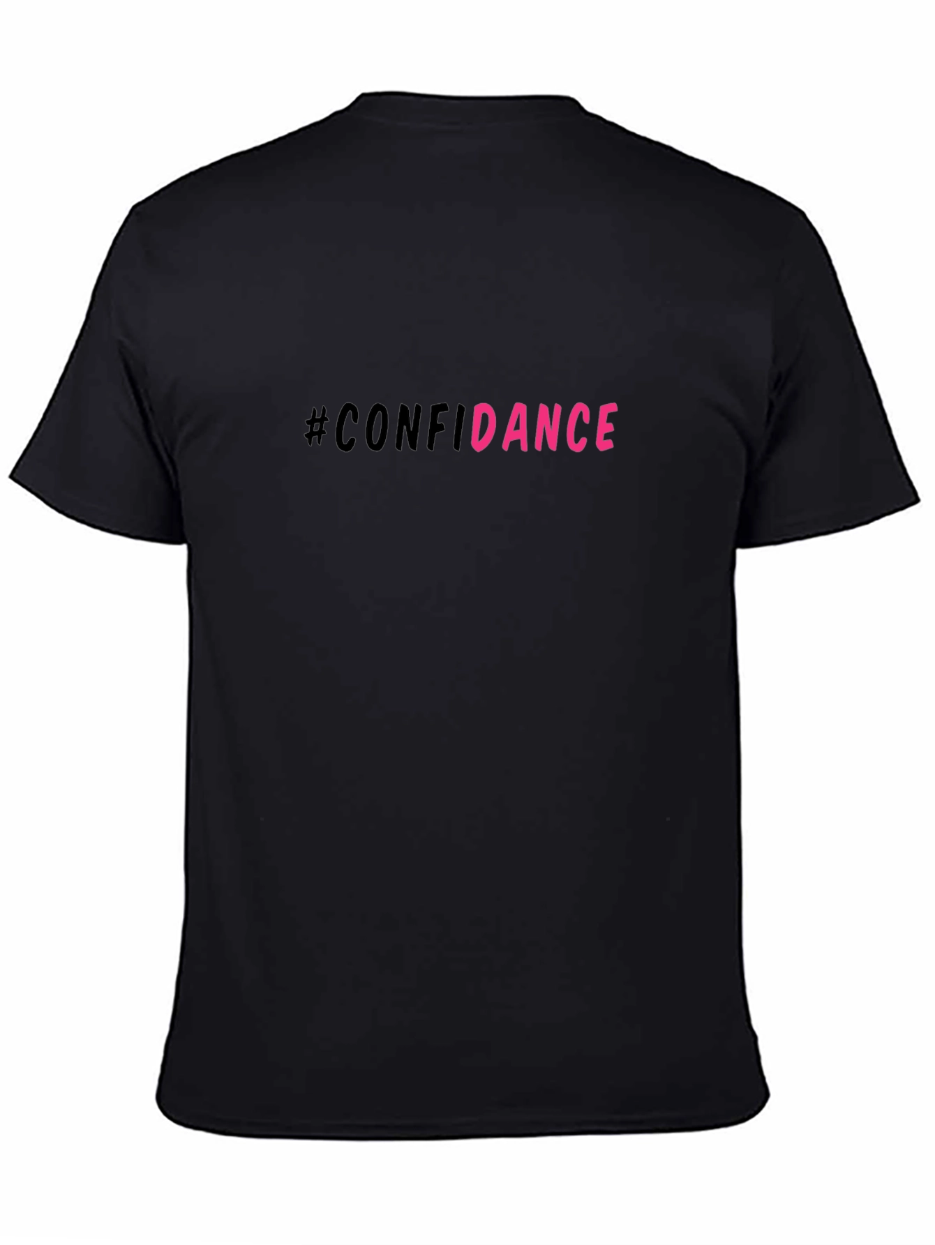 #Confidance Graphic Print Black Unisex T-Shirt