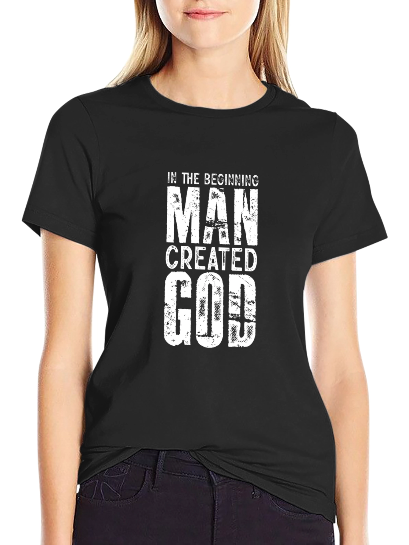 Man Created God Graphic Tee