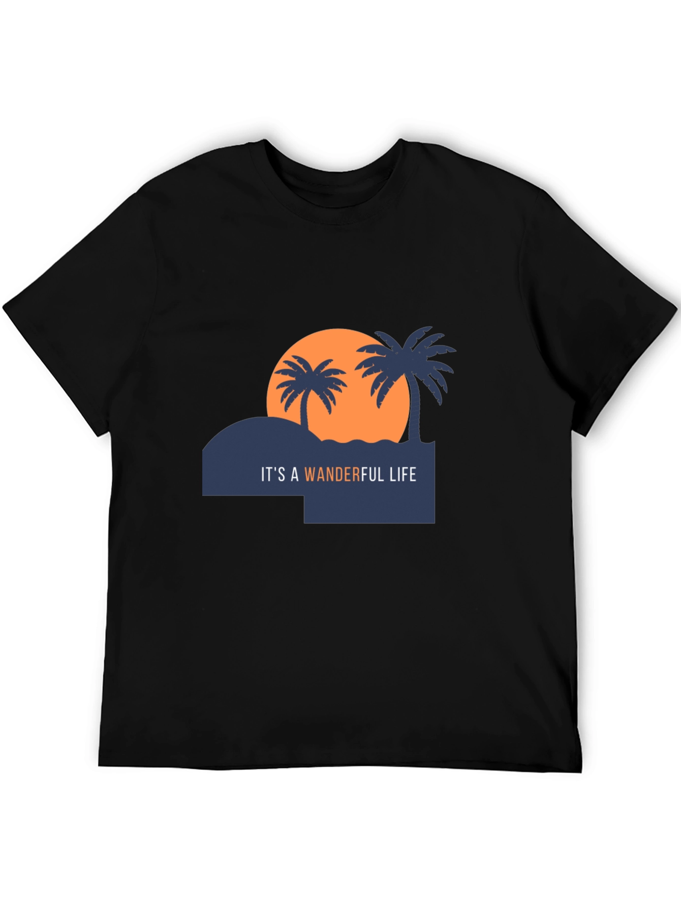 Wanderful Life Graphic Tee - Black