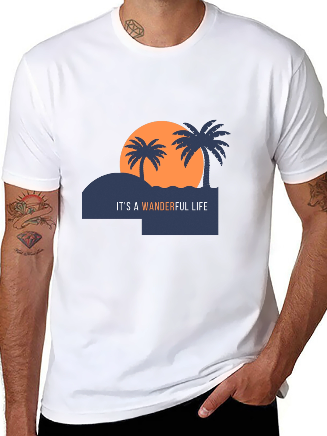 Wanderful Life Graphic Tee - Black