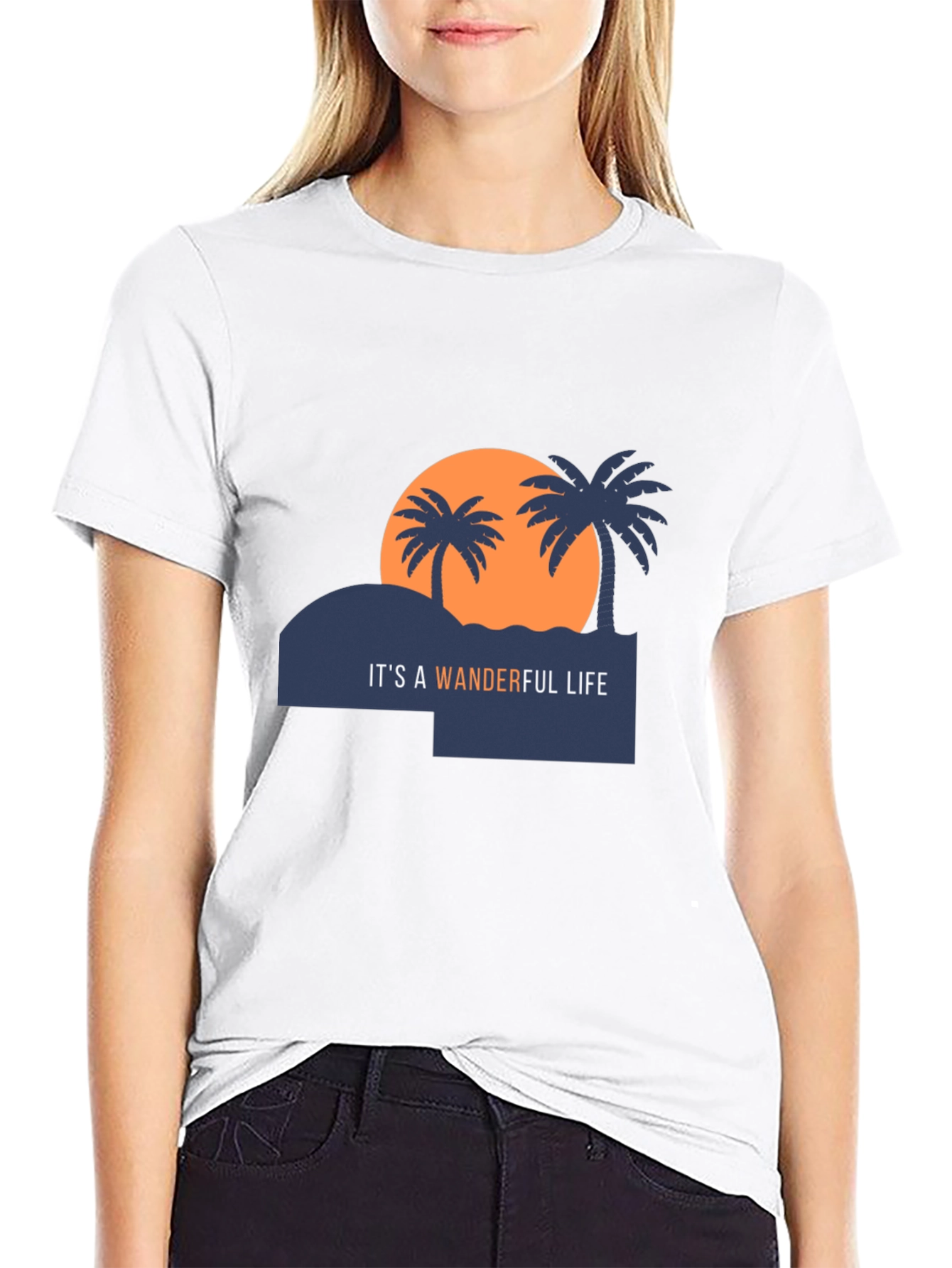 Wanderful Life Graphic Tee - Black
