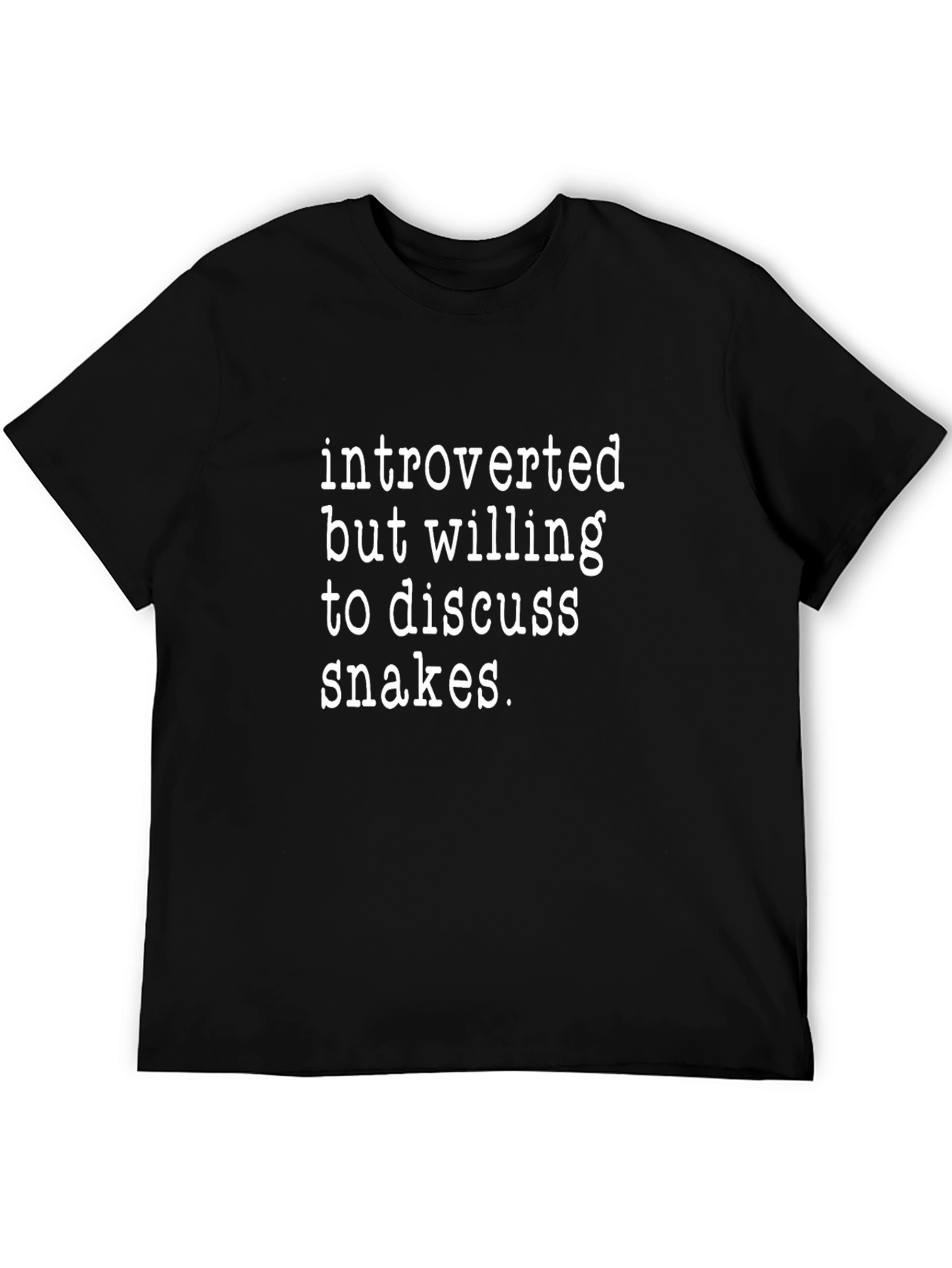 Introverted Snakes Graphic Tee - Soft Cotton