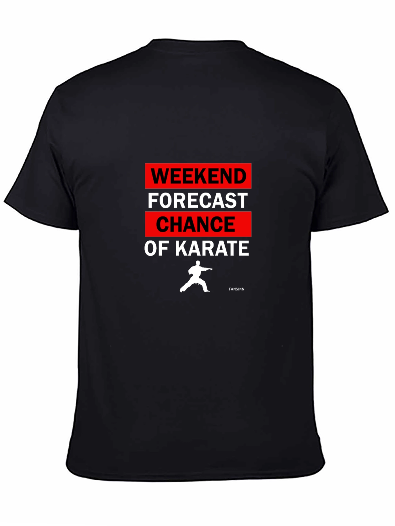 Weekend Karate Forecast Graphic T-Shirt