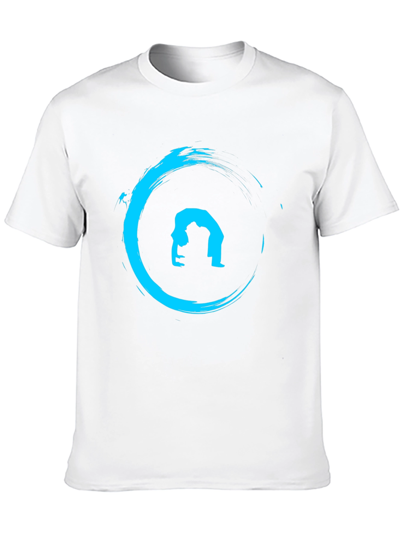 Yoga Zen Circle Black T-Shirt - Meditation Graphic Tee