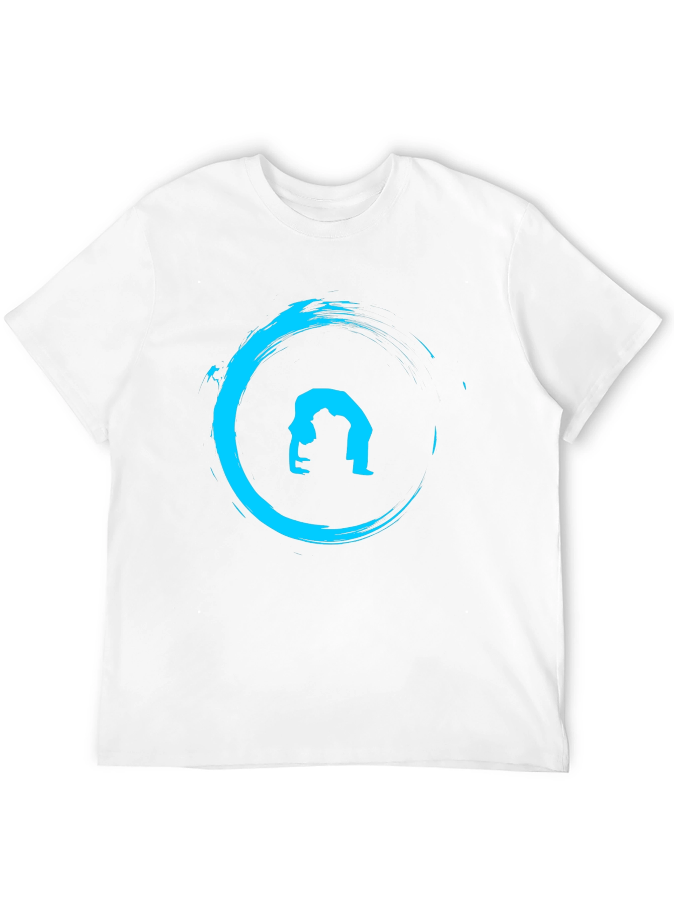 Yoga Zen Circle Black T-Shirt - Meditation Graphic Tee