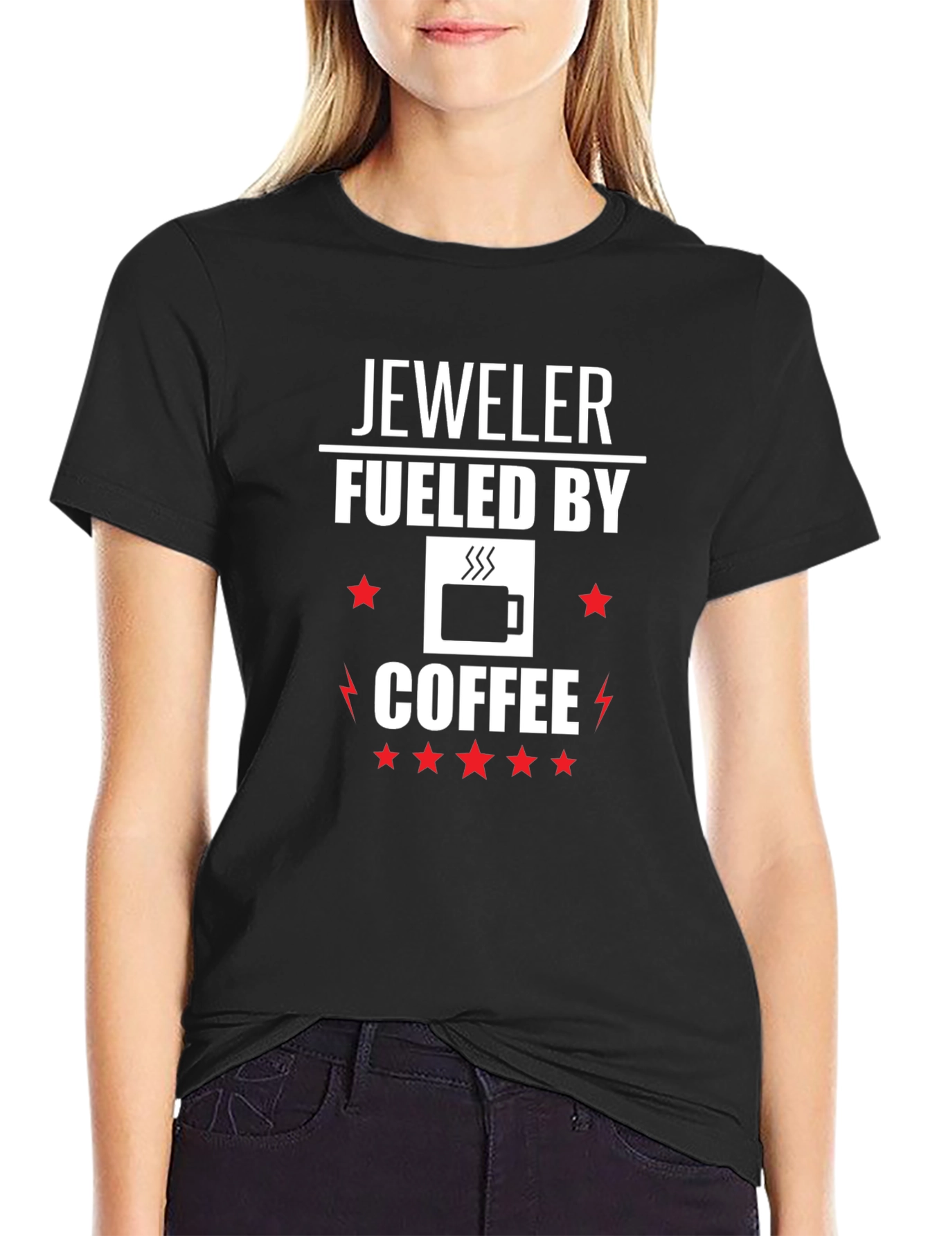 Jeweler Fuelled By Coffee Graphic T-Shirt