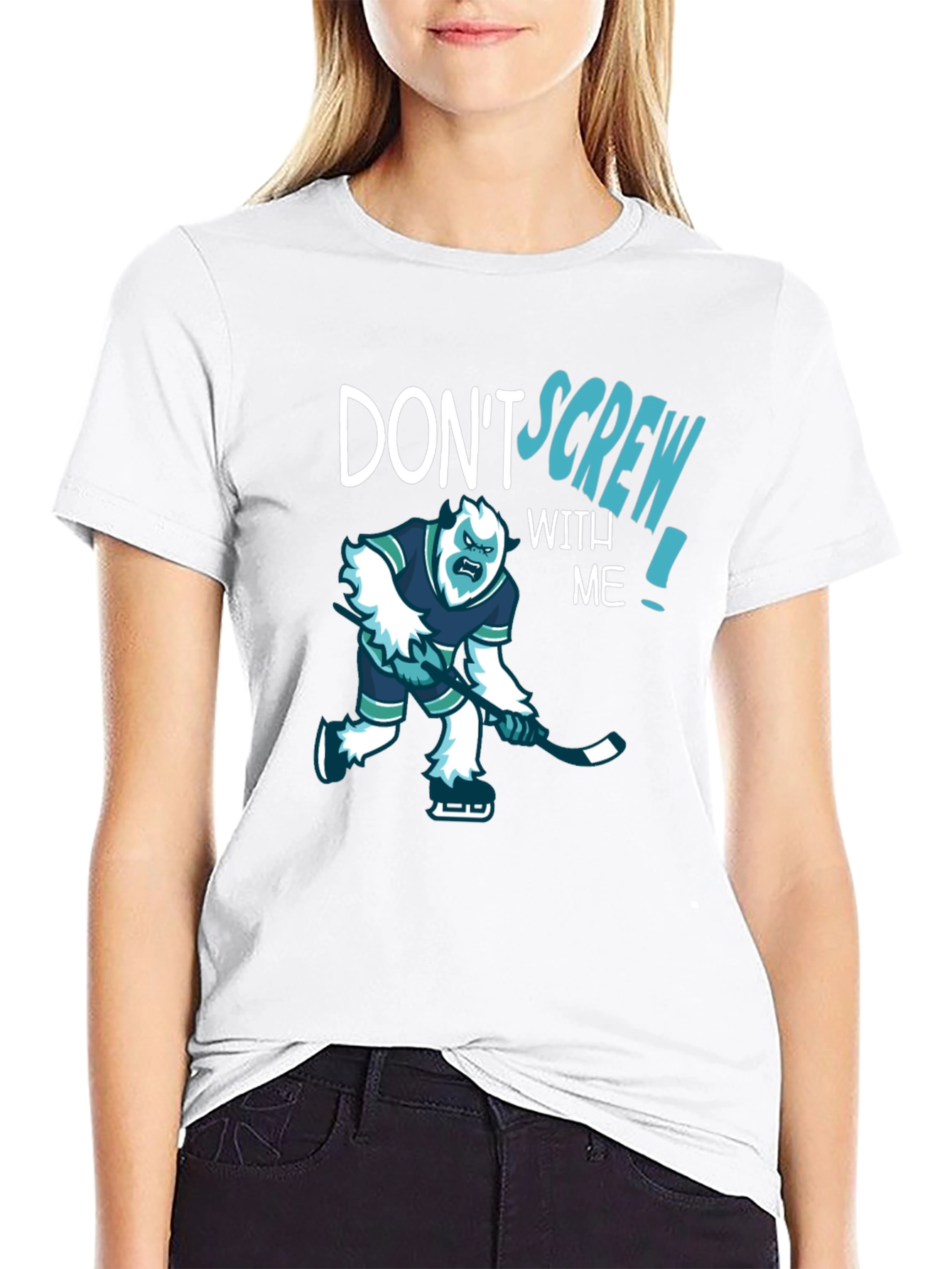 Dont Screw With Me! Hockey T-Shirt