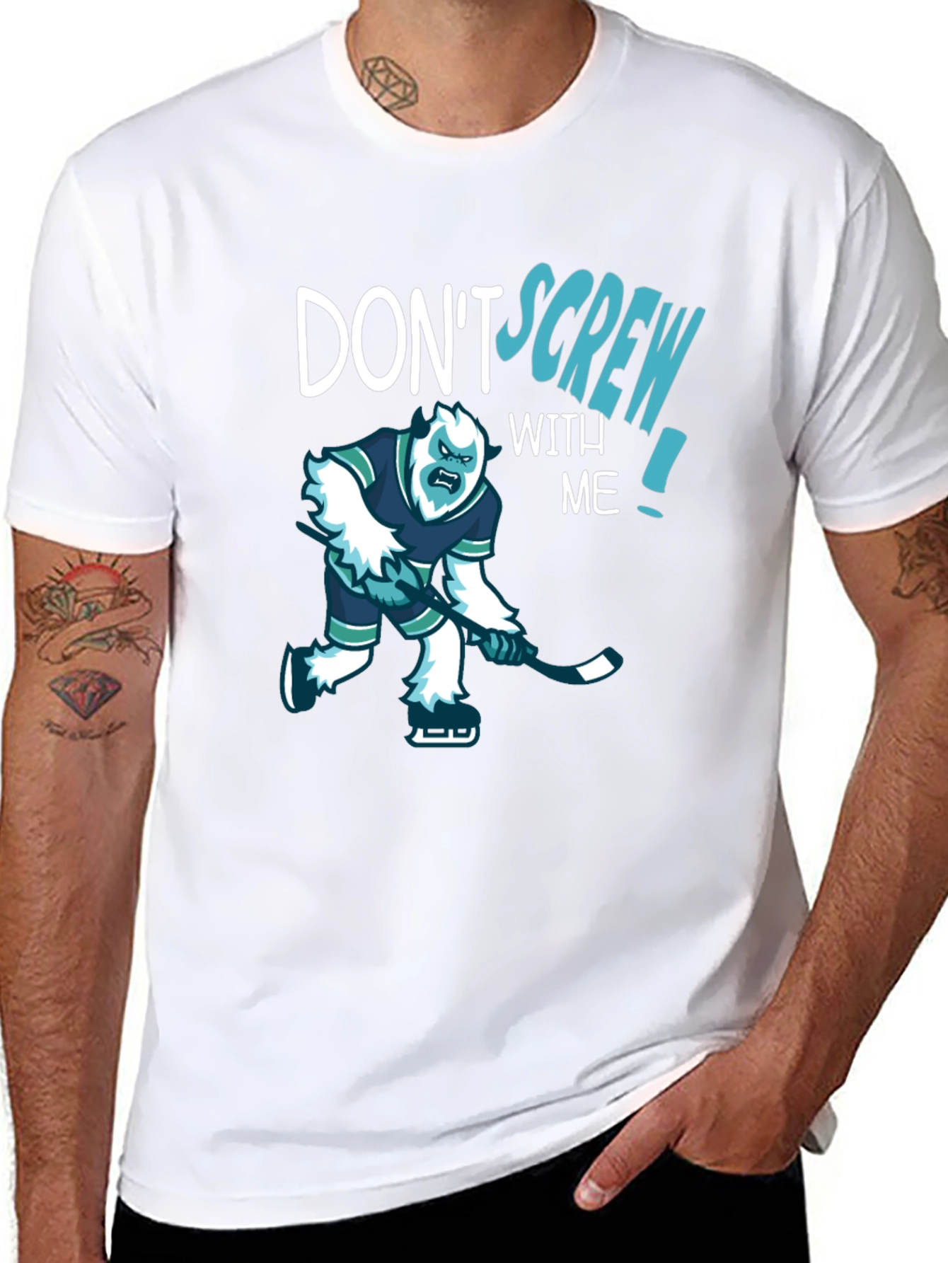 Dont Screw With Me! Hockey T-Shirt