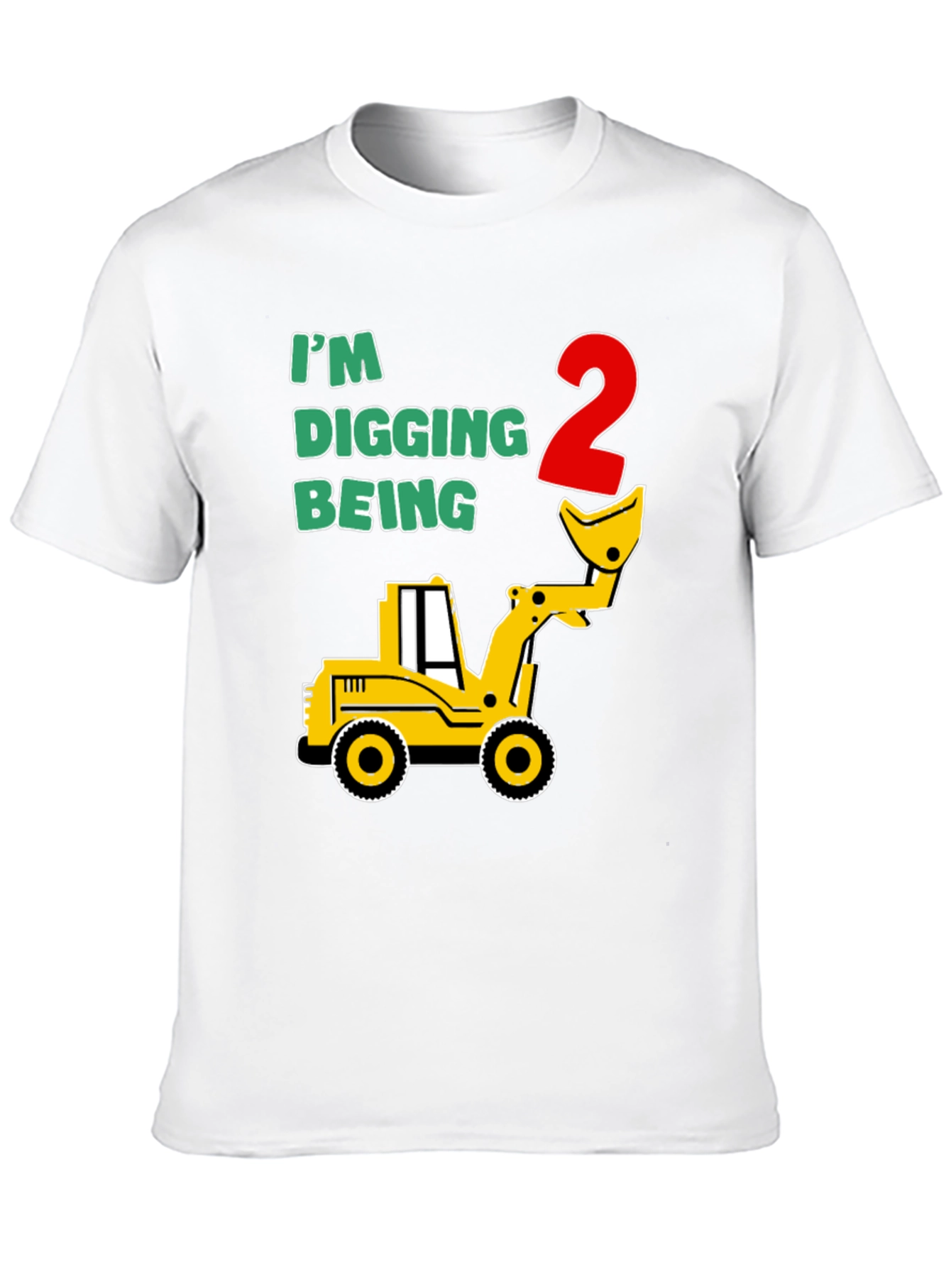 Im Digging Being 2 - Boys Birthday T-Shirt