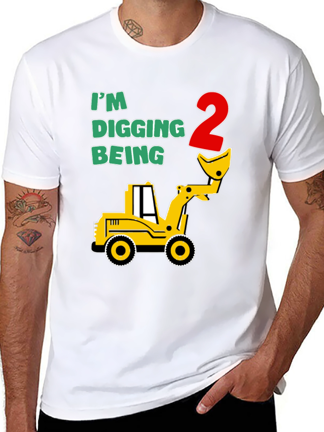 Im Digging Being 2 - Boys Birthday T-Shirt
