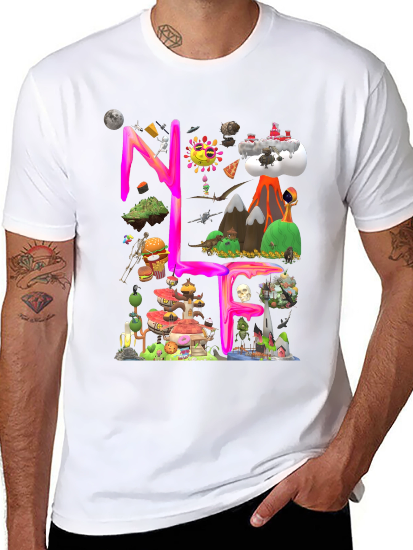 Novelty NL4 T-Shirt - Funky Design Comfortable Fit