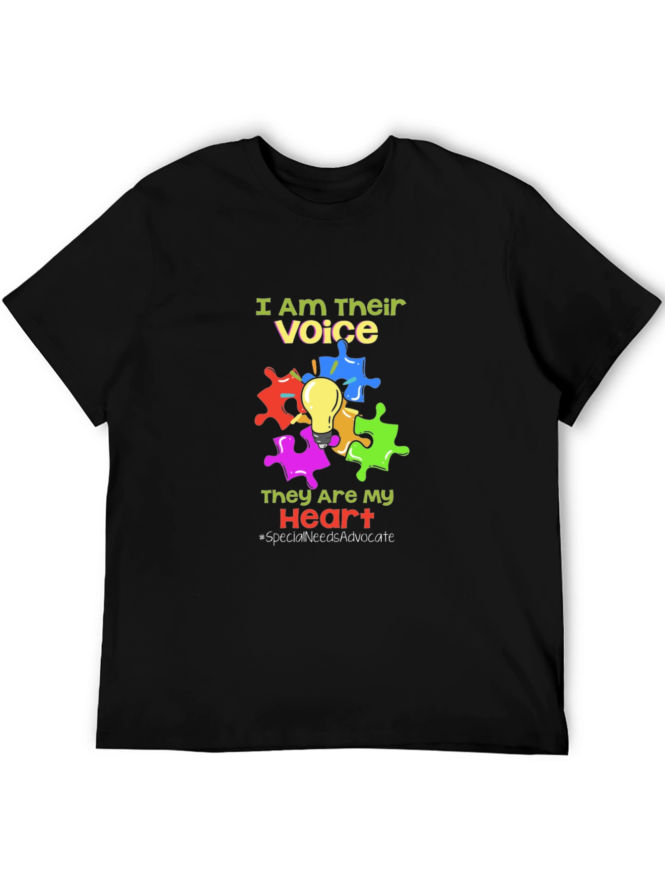 Autism Awareness T-Shirt - I Am Their Voice