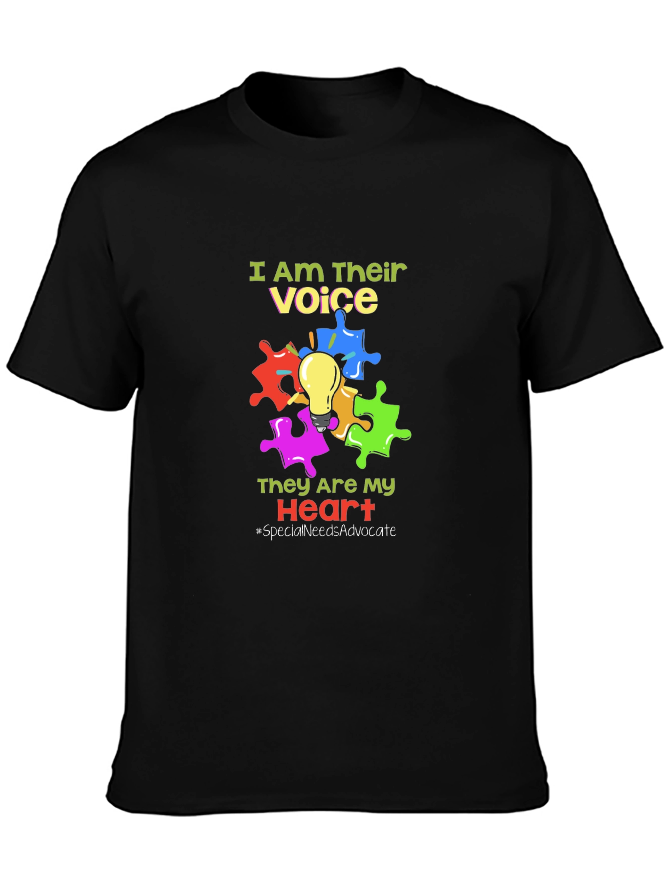 Autism Awareness T-Shirt - I Am Their Voice