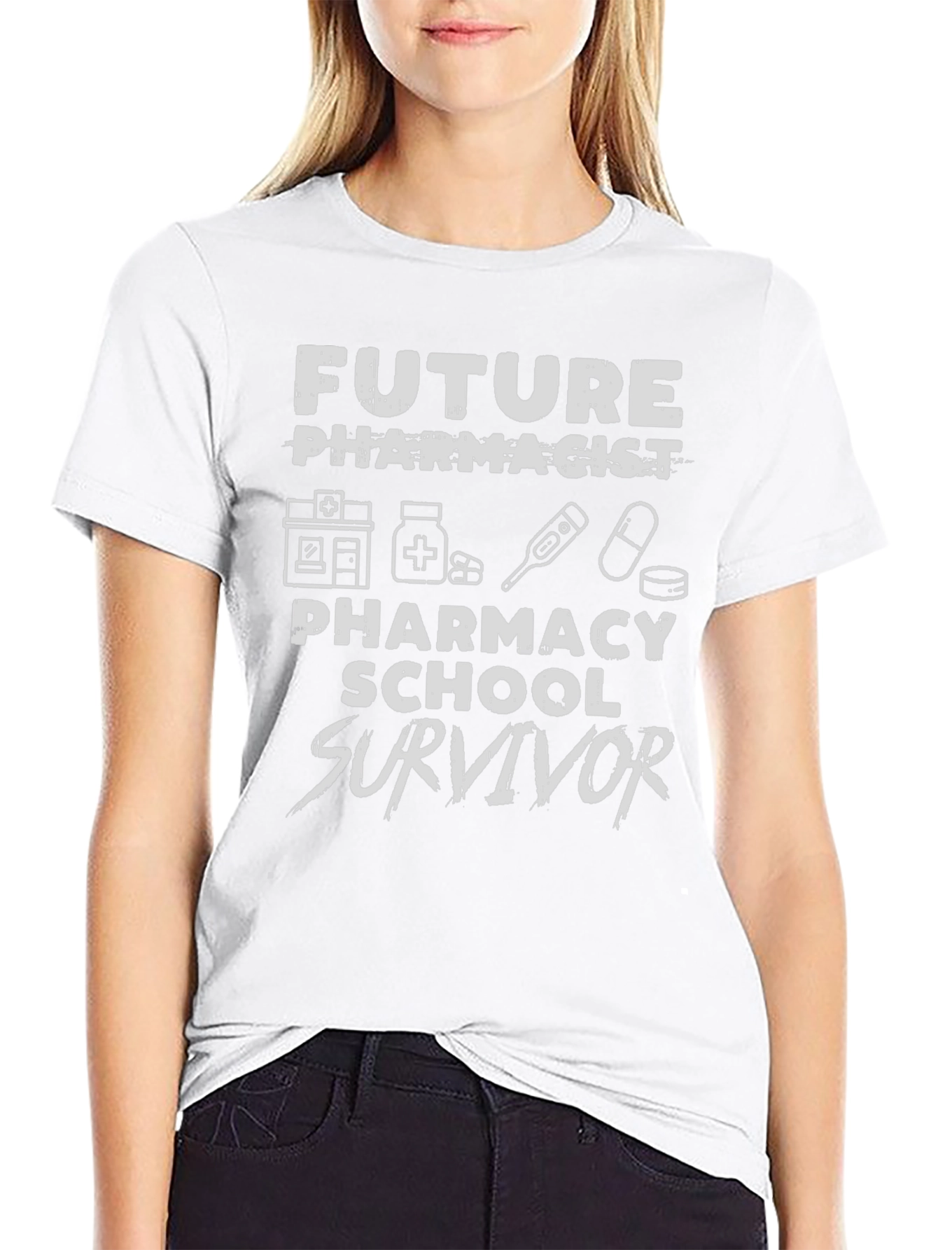 Future Pharmacist School Survivor Graphic T-Shirt