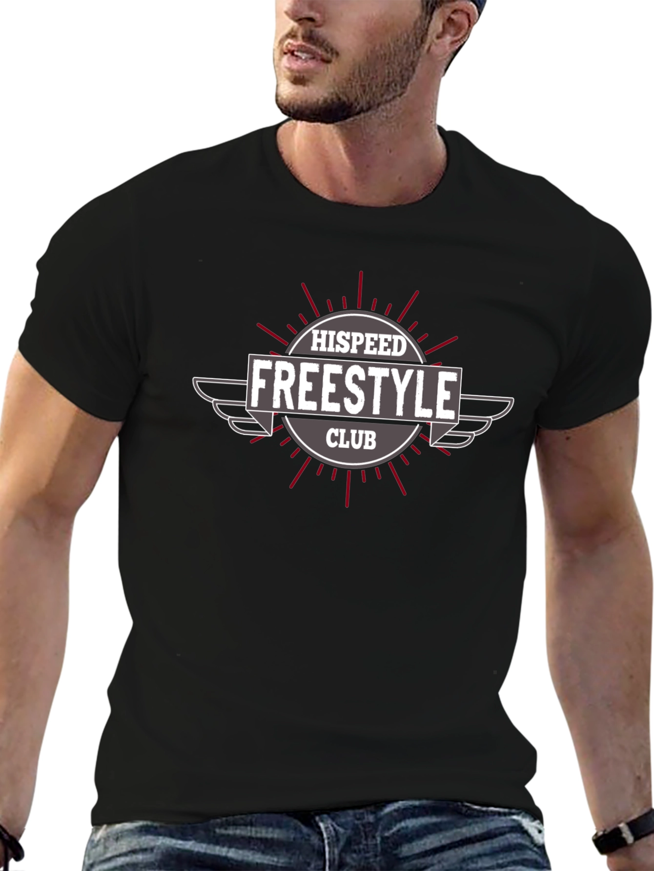 Hispeed Freestyle Club Graphic T-Shirt