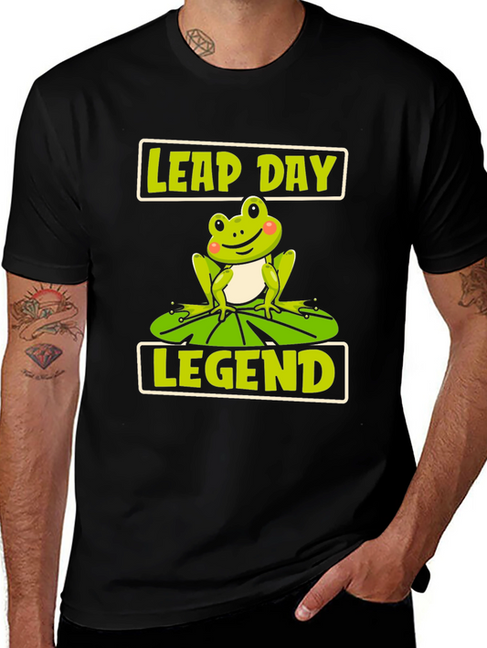 Leap Day Legend Frog Graphic T-Shirt