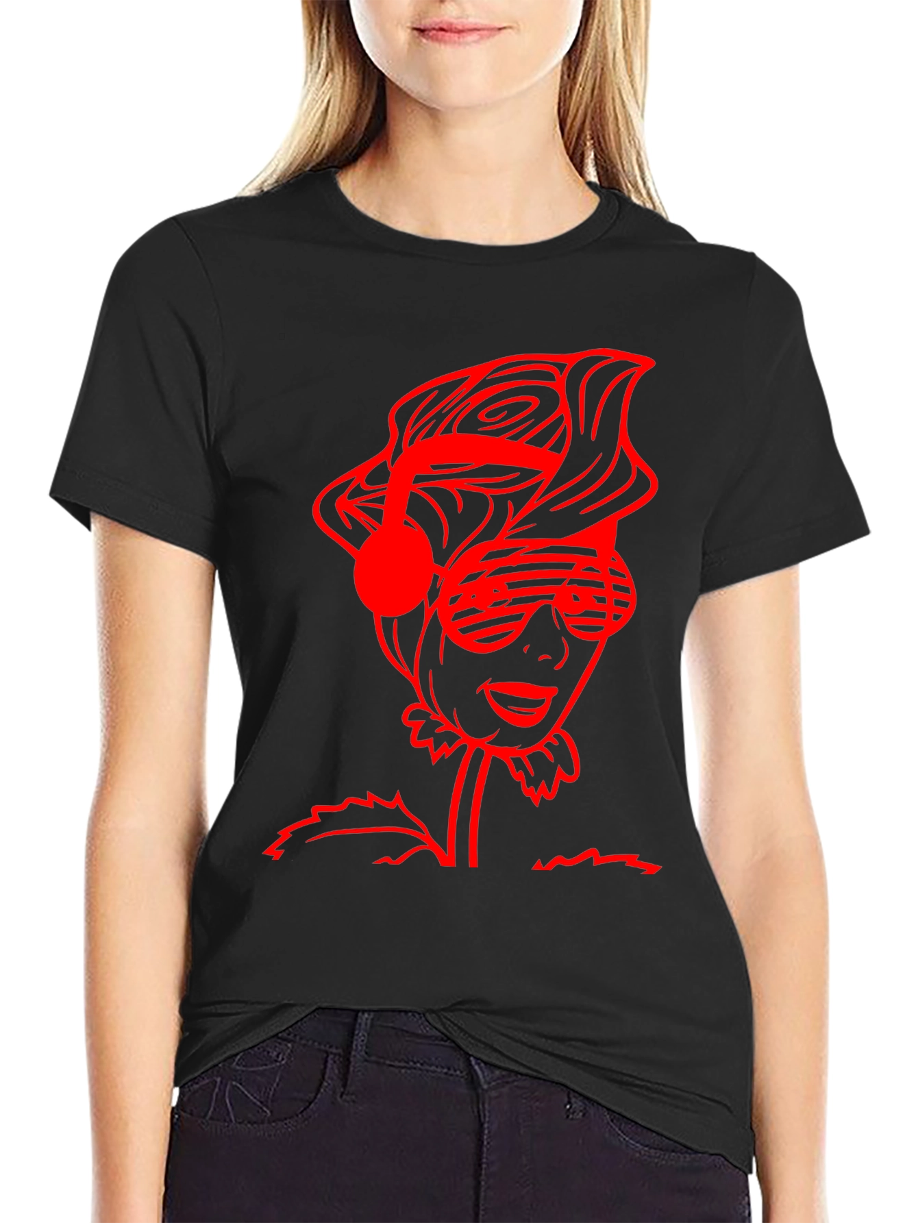 Groovy Flower Power Tee - Music Lover Edition