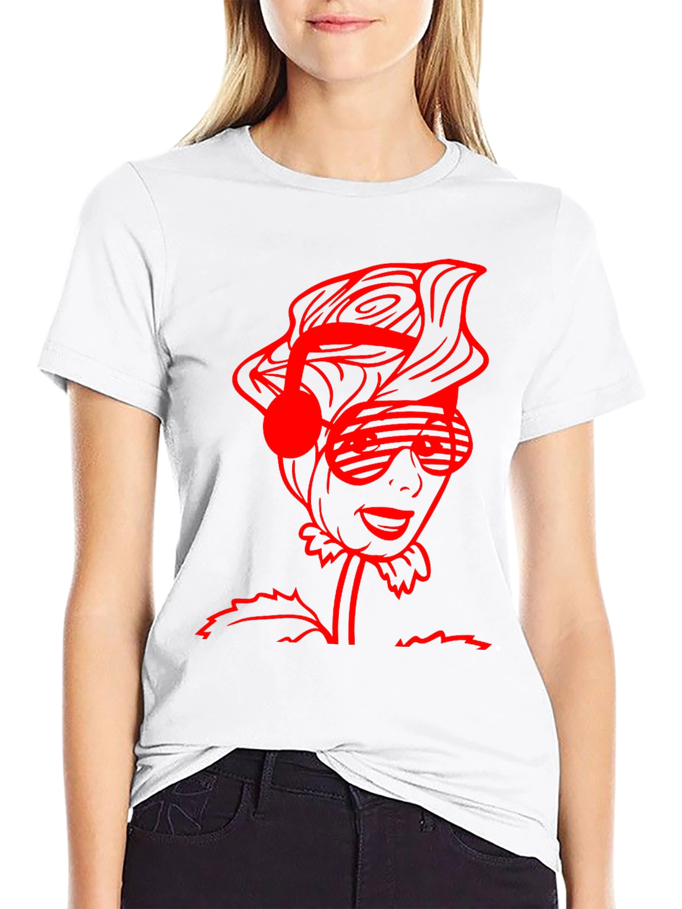 Groovy Flower Power Tee - Music Lover Edition