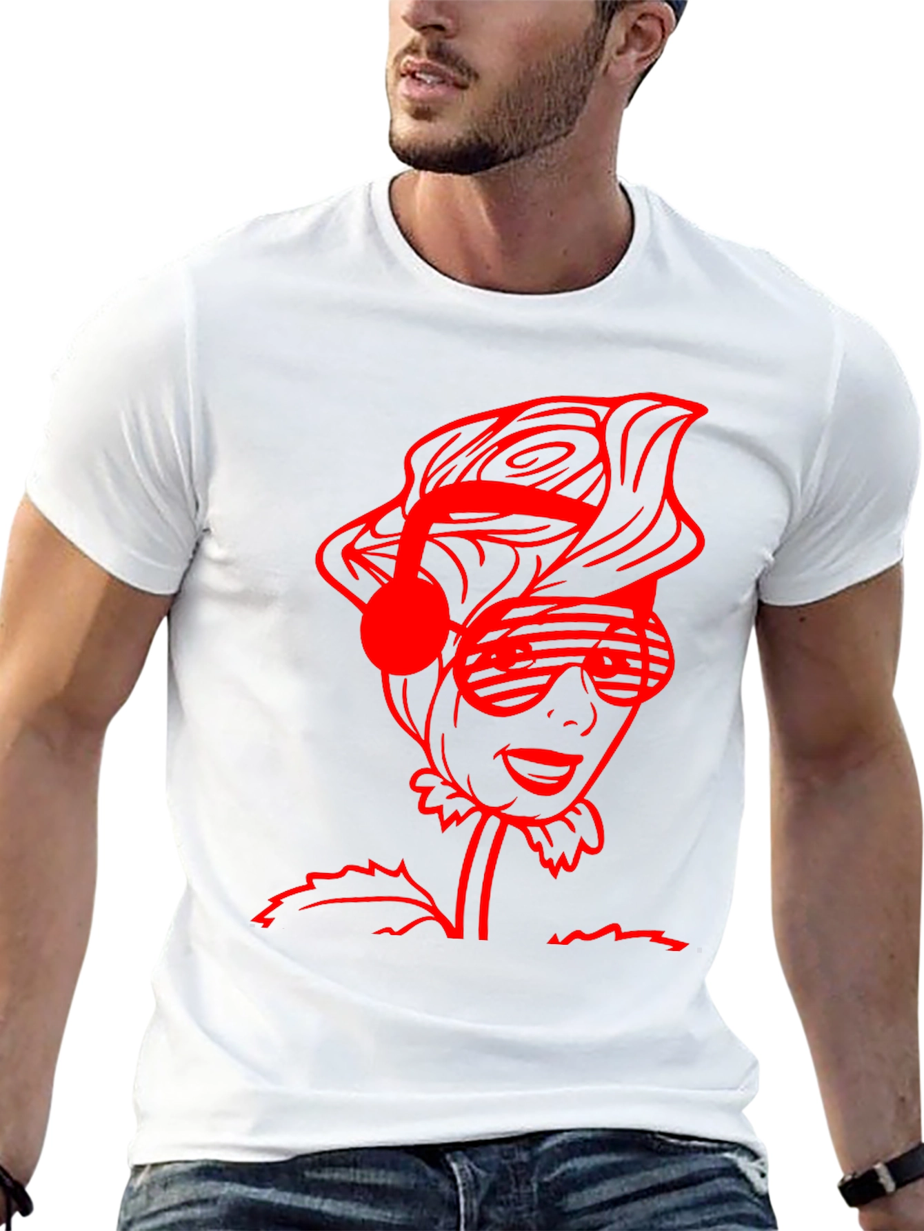 Groovy Flower Power Tee - Music Lover Edition