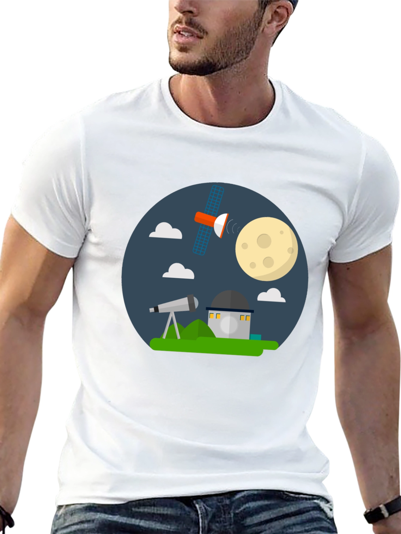 Space Exploration Graphic Tee - Astronomy Lovers