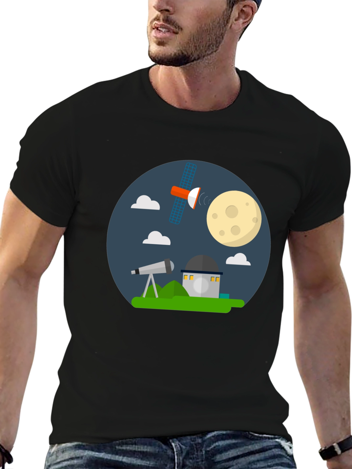 Space Exploration Graphic Tee - Astronomy Lovers
