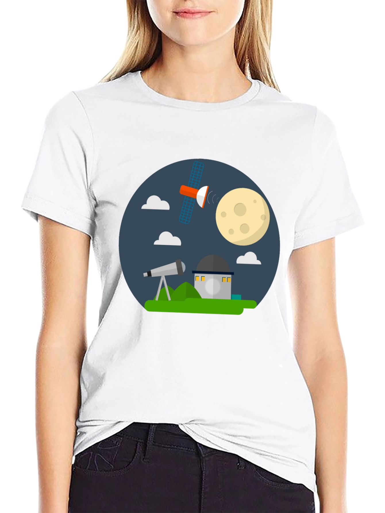 Space Exploration Graphic Tee - Astronomy Lovers