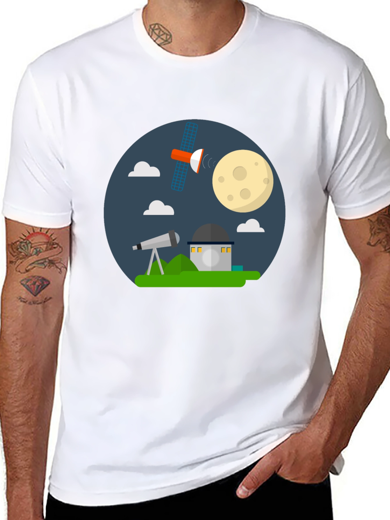 Space Exploration Graphic Tee - Astronomy Lovers