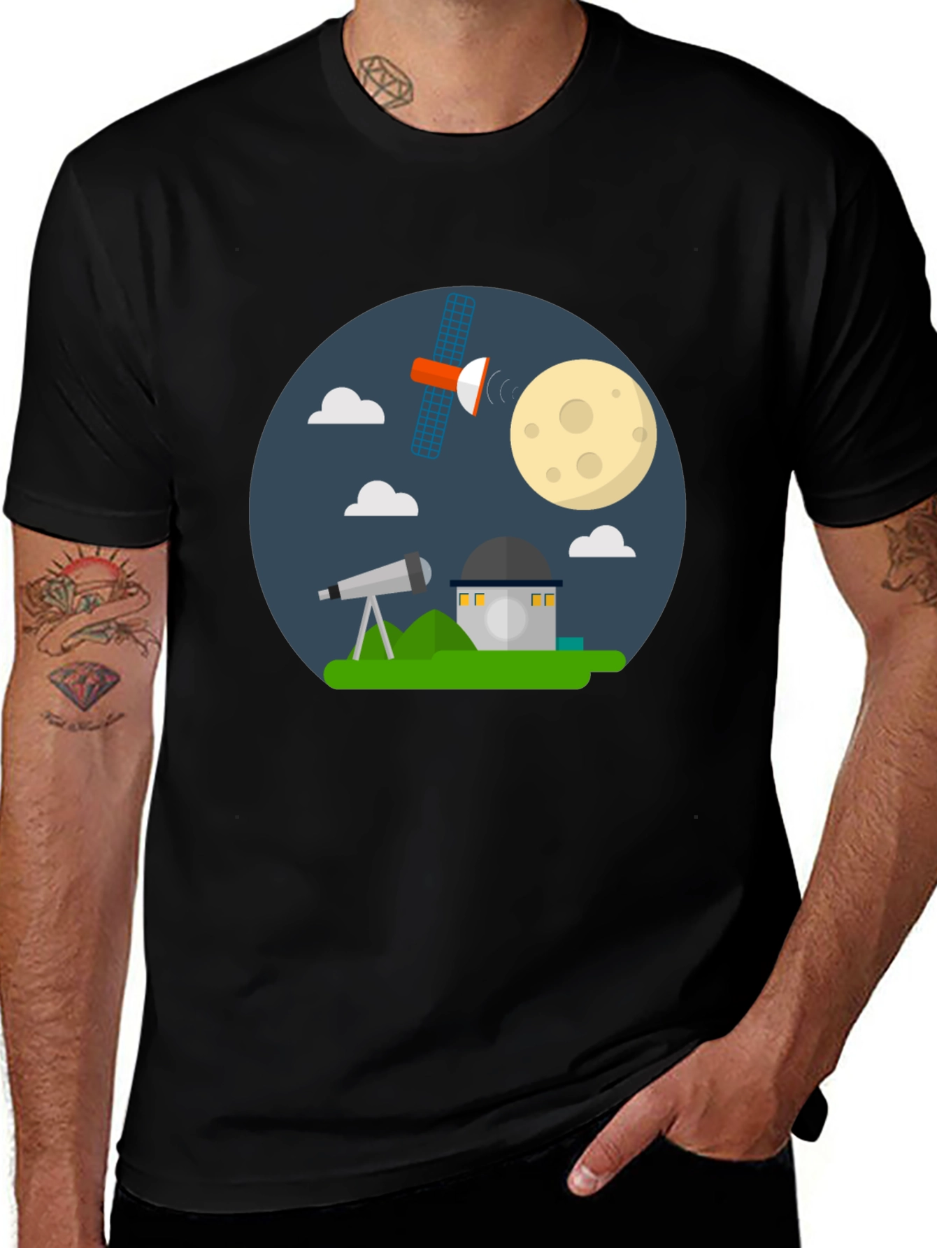 Space Exploration Graphic Tee - Astronomy Lovers