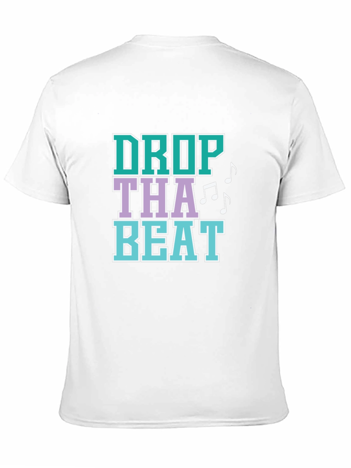 Drop That Beat Graphic Tee - Black Cotton