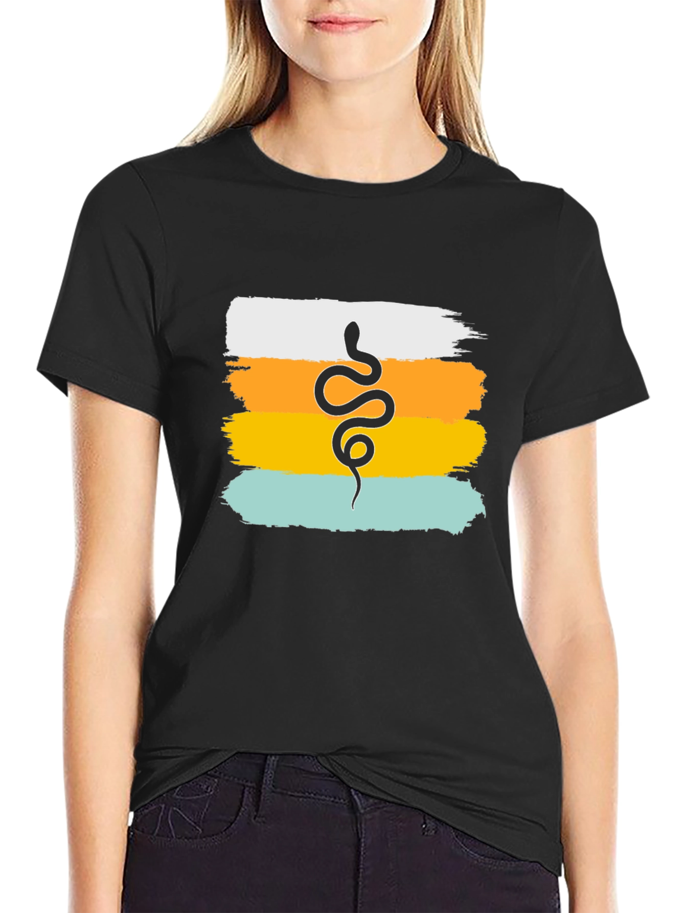 Snake Graphic Tee - Stylish Mens T-Shirt
