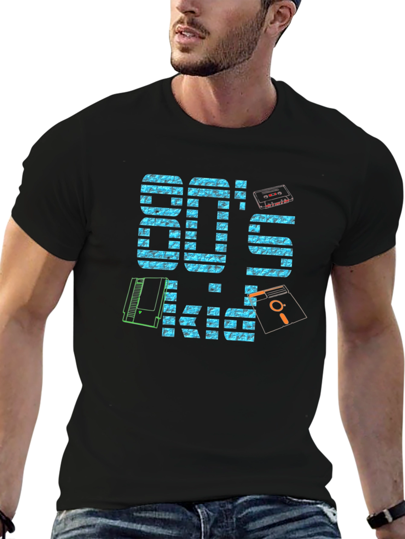 Retro 80s Kid Graphic T-Shirt