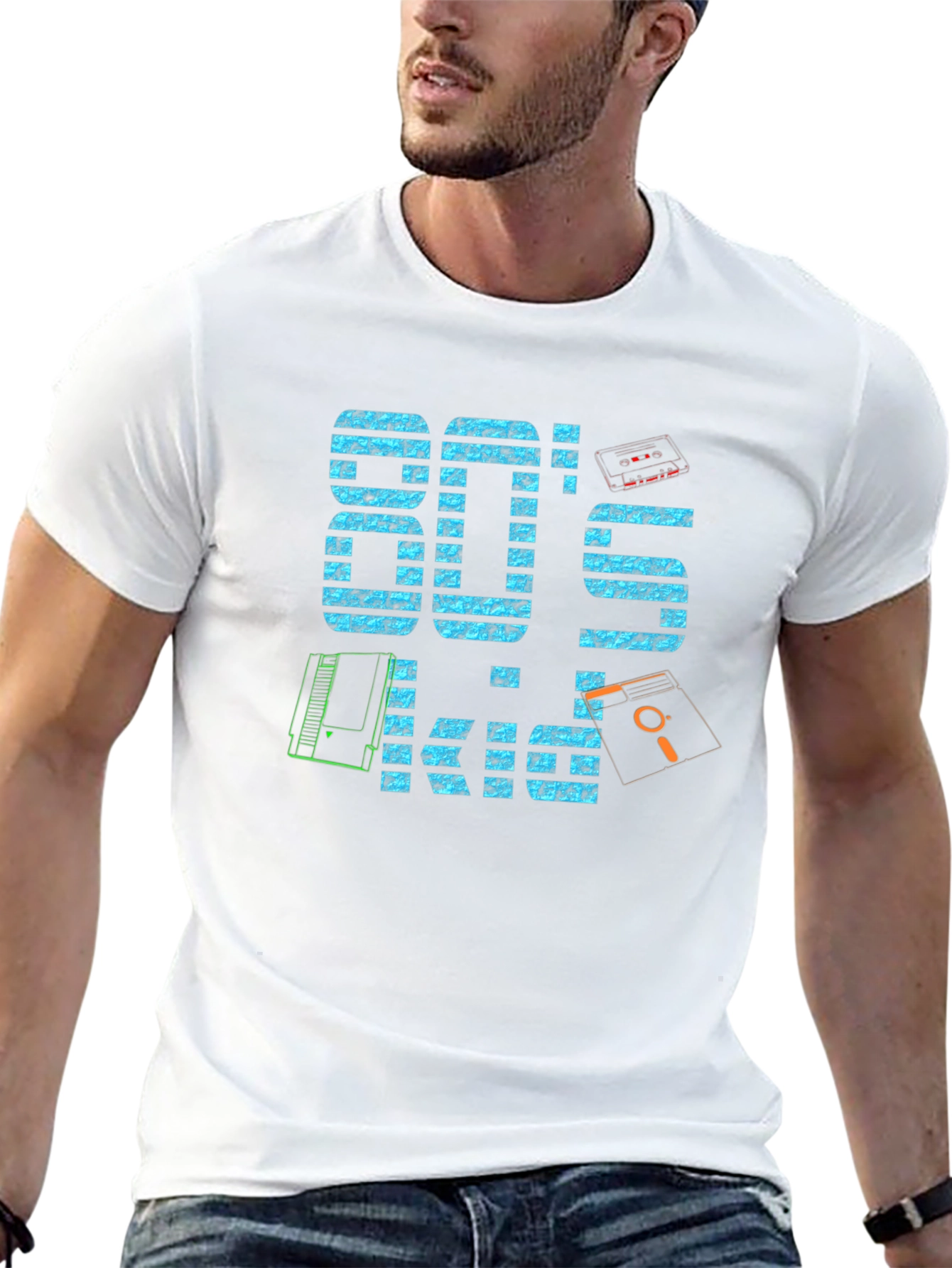 Retro 80s Kid Graphic T-Shirt