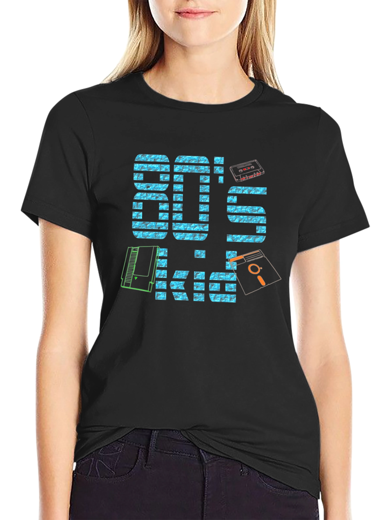 Retro 80s Kid Graphic T-Shirt
