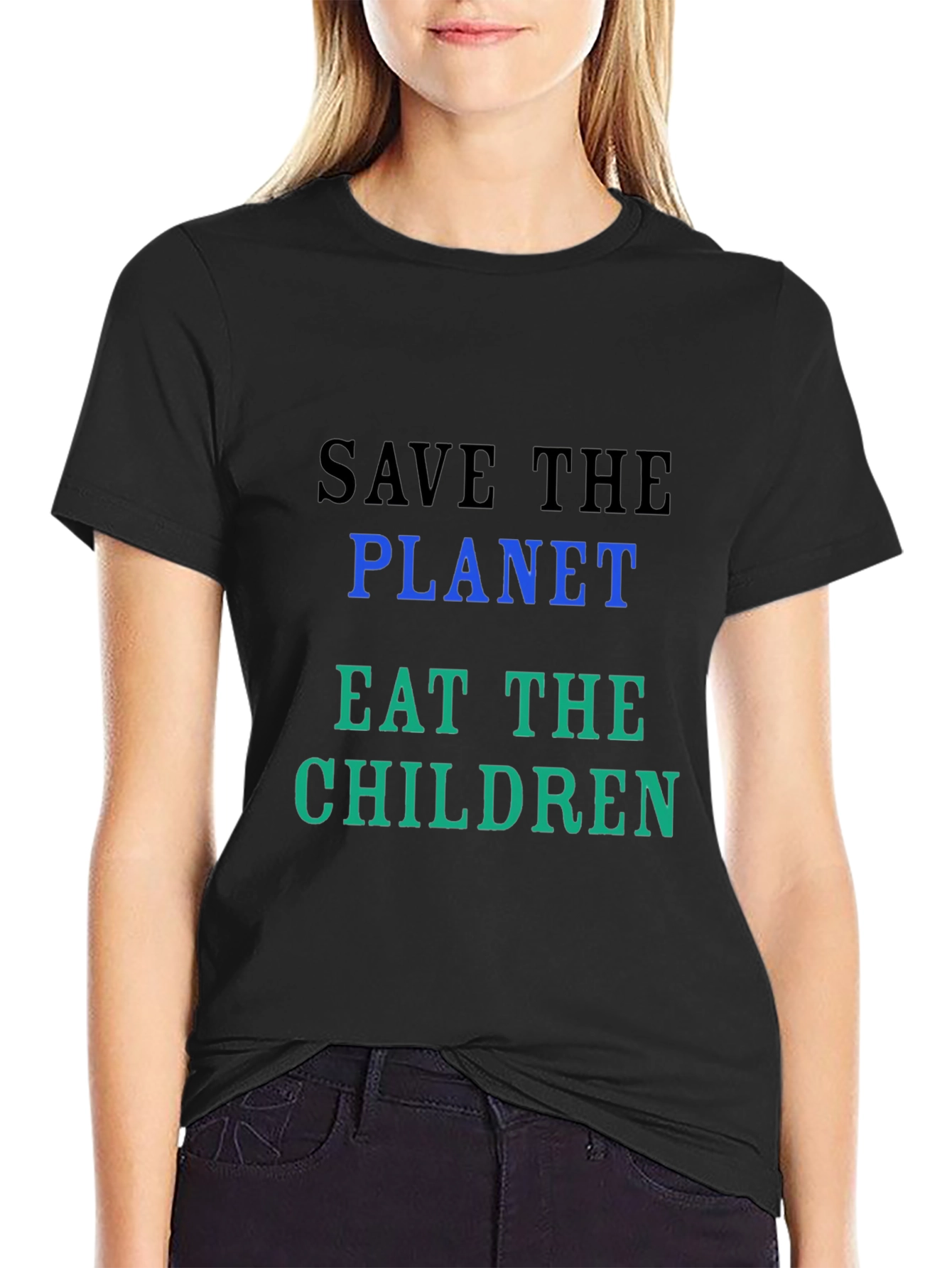 Save the Planet Slogan Tee