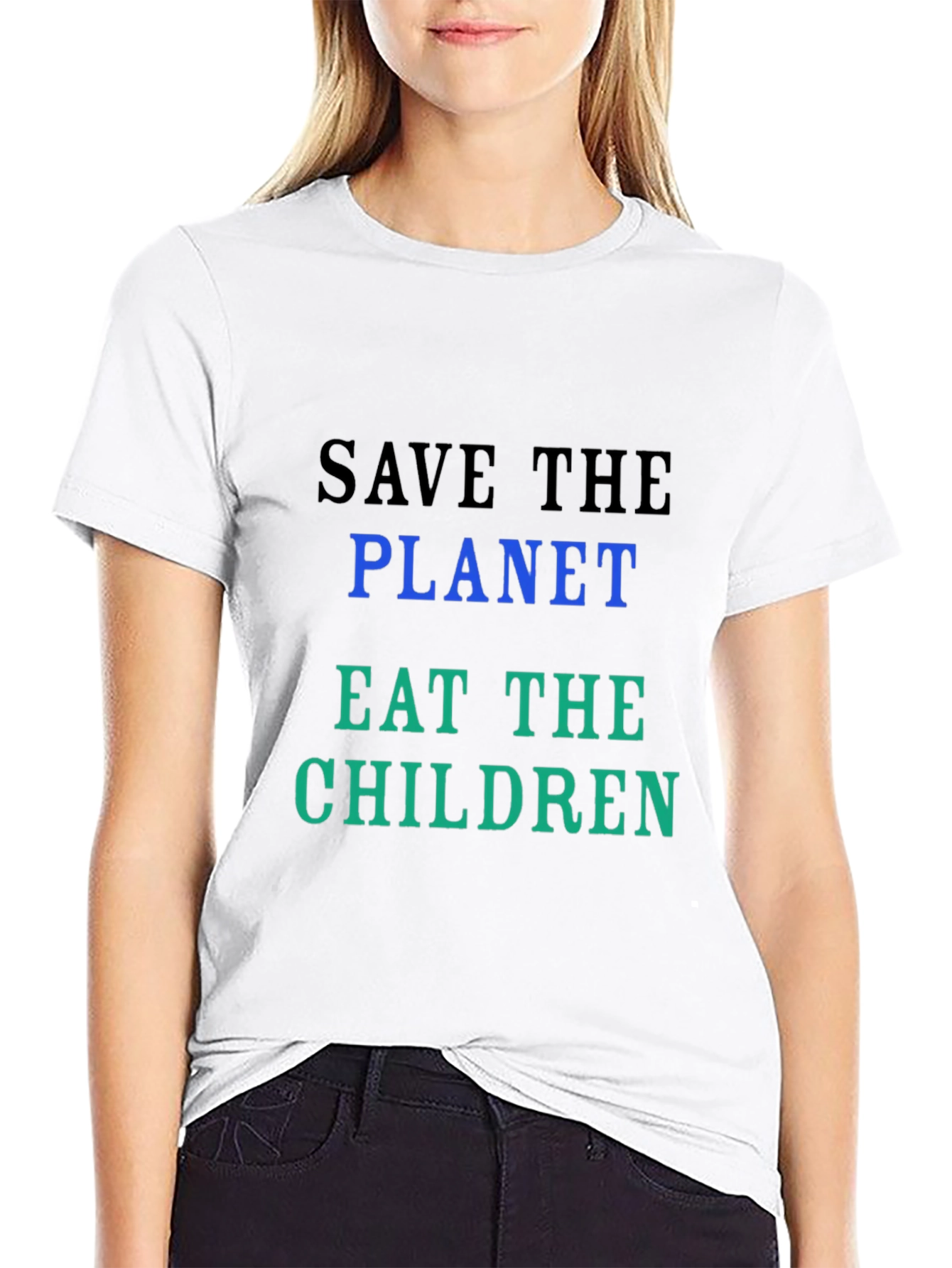 Save the Planet Slogan Tee