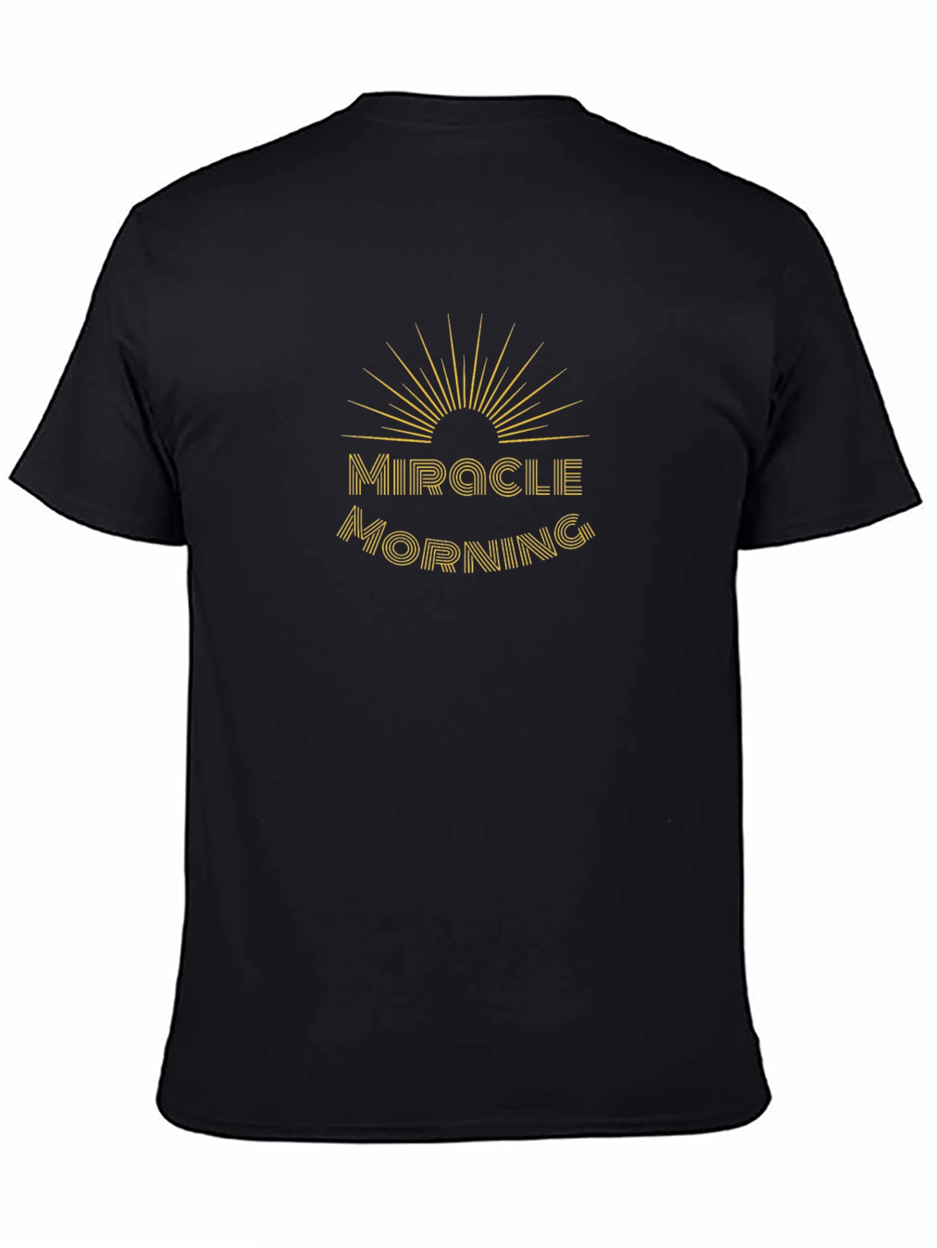 Miracle Morning Graphic Tee - Black