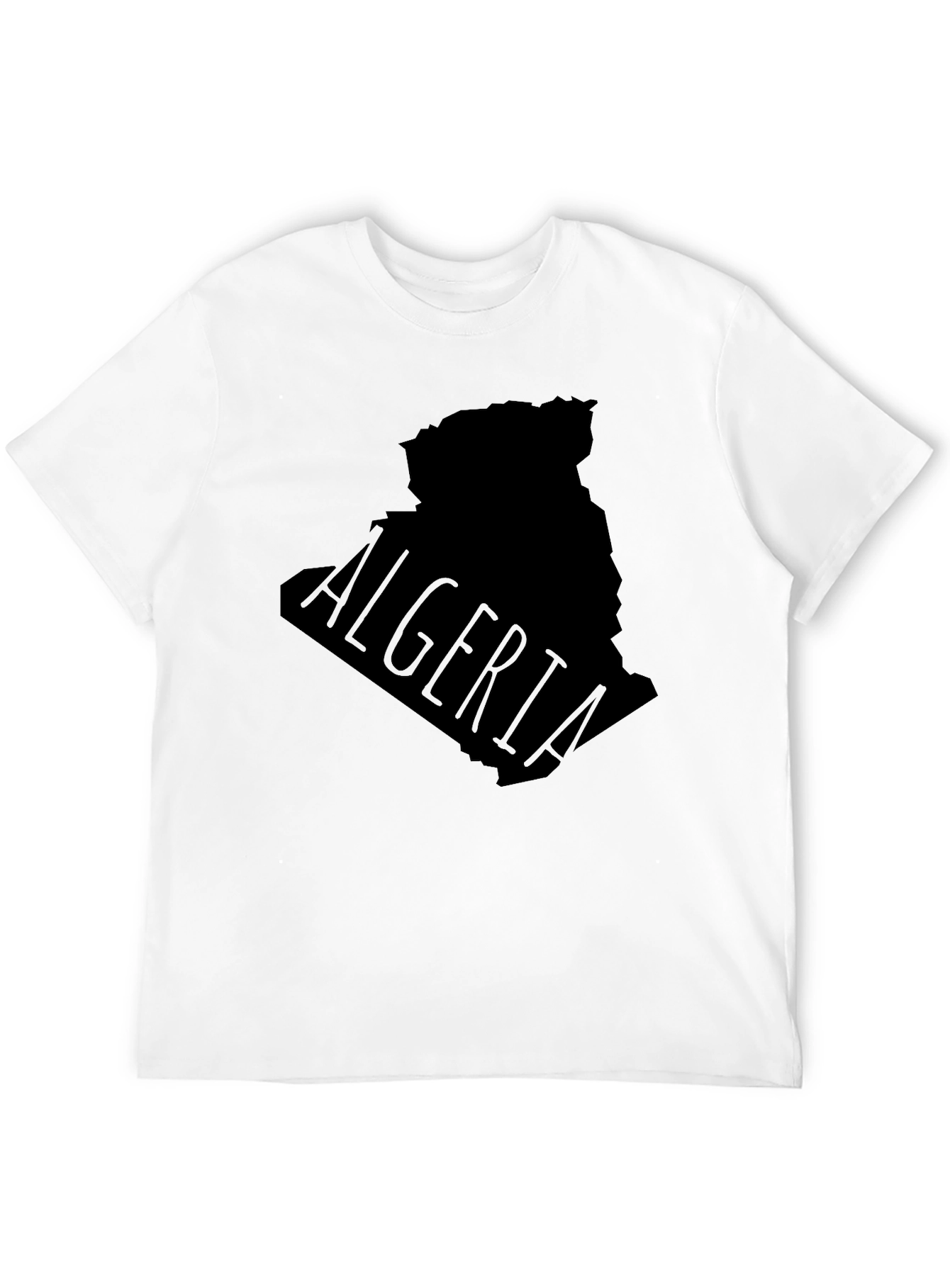 Algeria Map Graphic T-Shirt