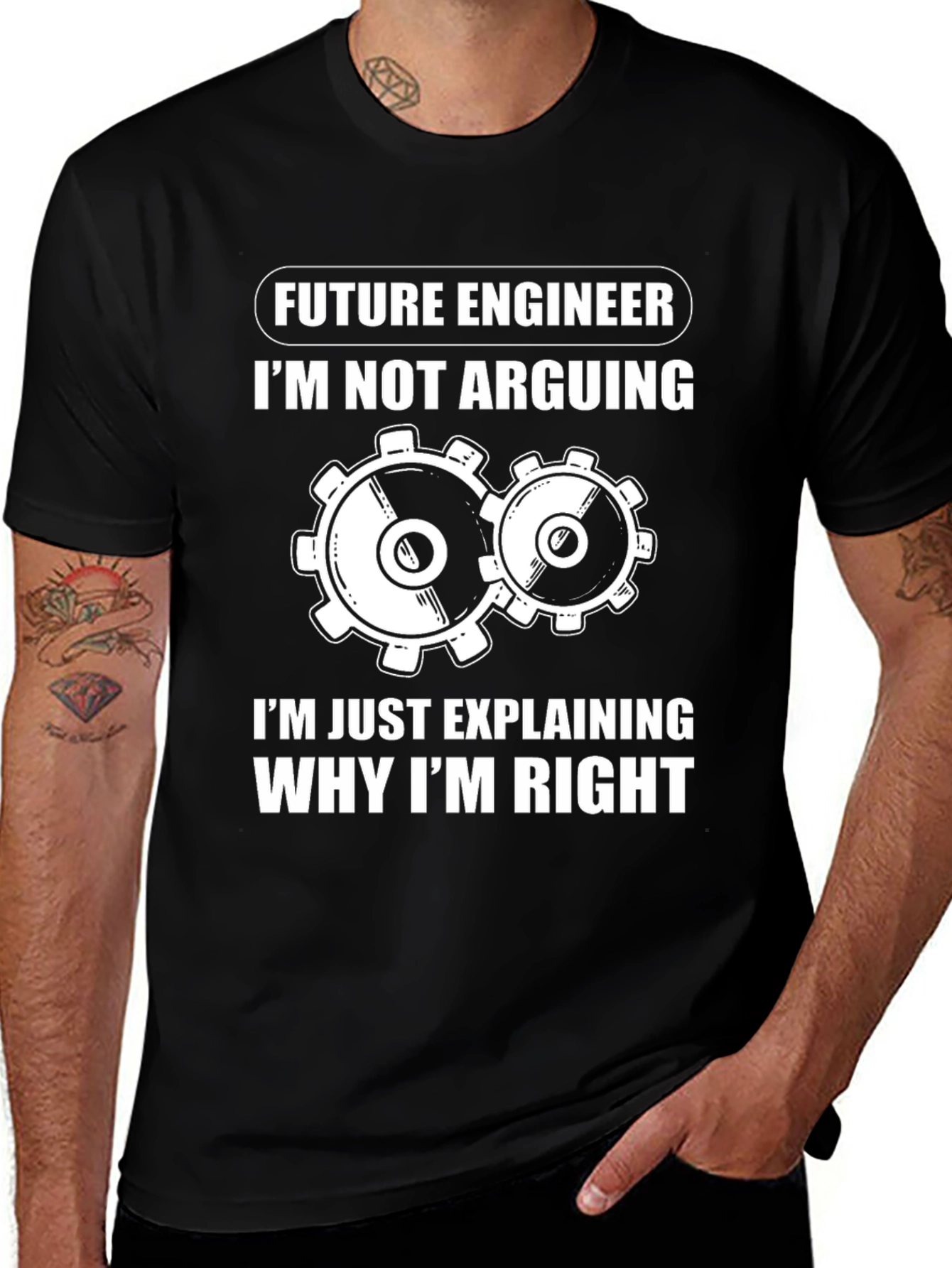 Future Engineer T-Shirt - Im Not Arguing Im Explaining